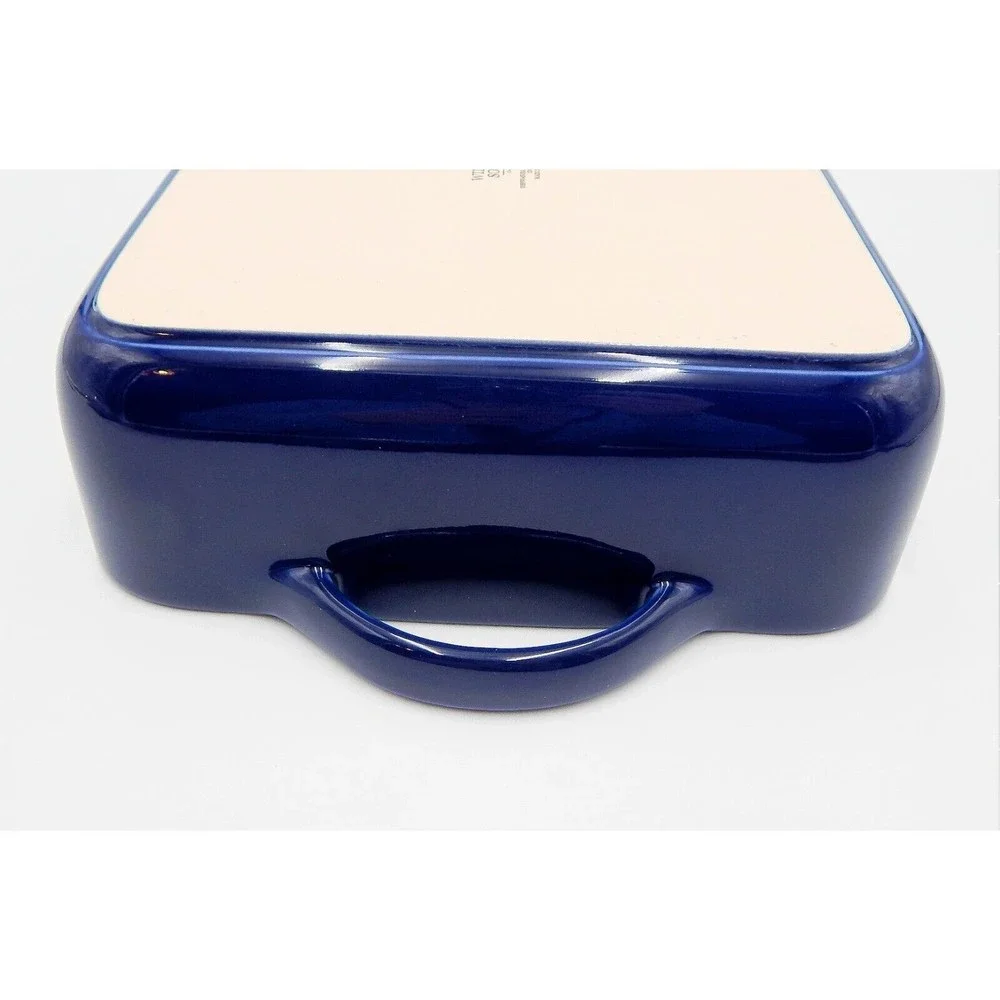 Williams Sonoma Blue Square Baker Ovenware 9x9 Made in Portugal